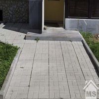 Тротуарная плитка 8 кирпичей 400х400х50 коричневый