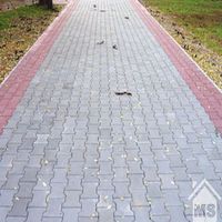 Тротуарная плитка Катушка гладкая﻿ серый