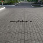 Тротуарная плитка Катушка вибропрессованная серый