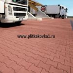 Тротуарная плитка Катушка 250x160x70мм серый