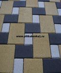 Купить тротуарная плитка квадрат 330x330x60 коричневый