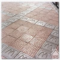 Тротуарная плитка Паутинка коричневый