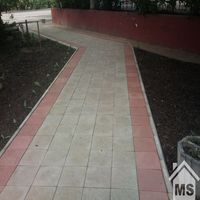 Тротуарная плитка Тучка 300х300х30 коричневый