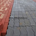 тротуарная плитка волна 250x125x70 вибропрессованная серый